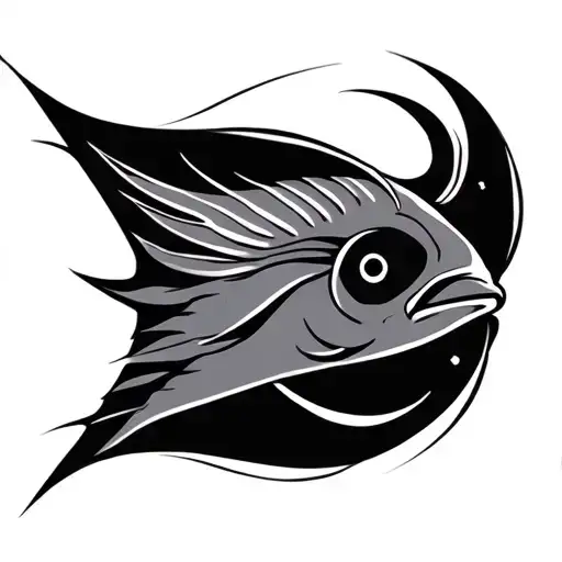 Christian Fish Symbol tattoo design idea