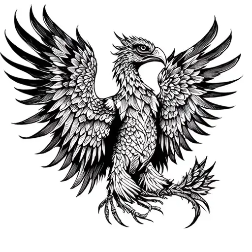 Garuda tattoo design idea