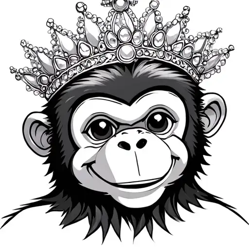 sunshine, monkey, smile, princess tattoo design idea