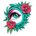 Ovarian Cancer tattoo design idea