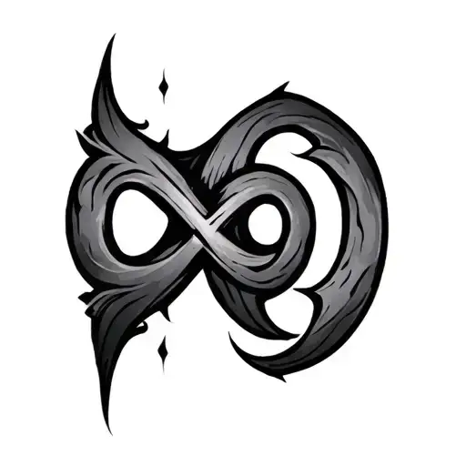 Boredom Symbol tattoo design idea