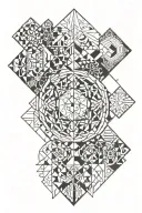 let go let god concept tattoo design idea