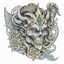 Igris Solo Leveling tattoo design idea