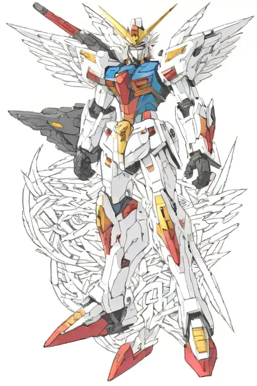 Gundam wing zero tattoo design idea