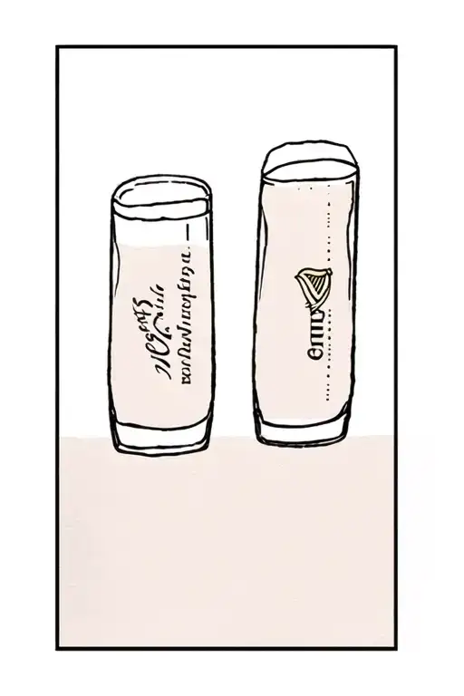 Tattoo for four friends that met in Ireland but are spanish and like the Guinness beer tattoo design idea