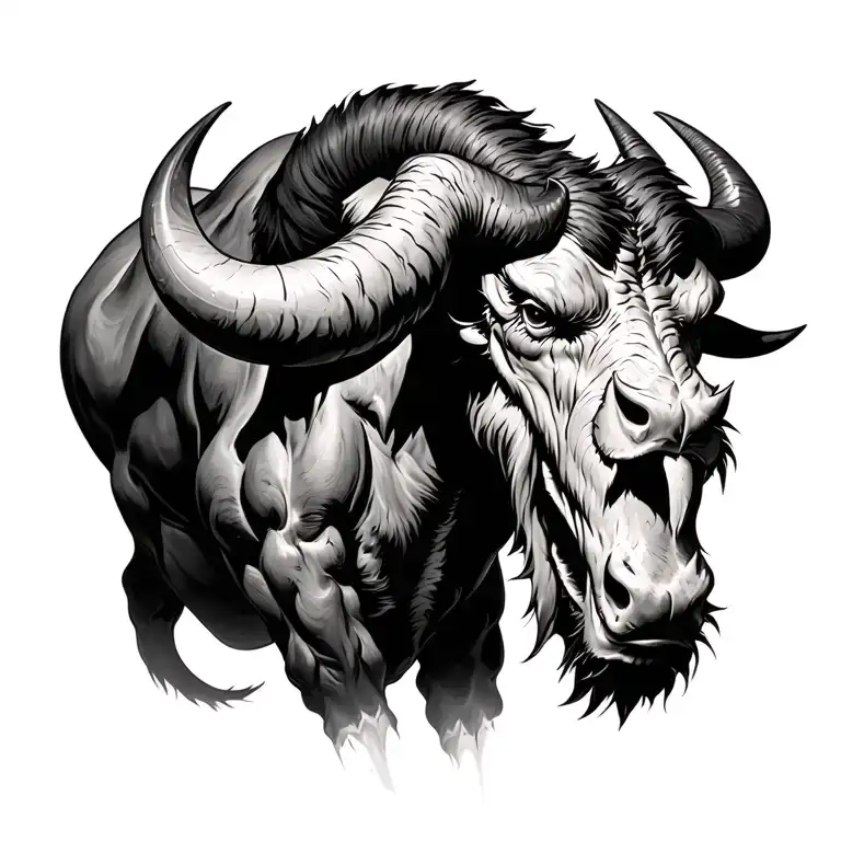 Minotaur tattoo design idea