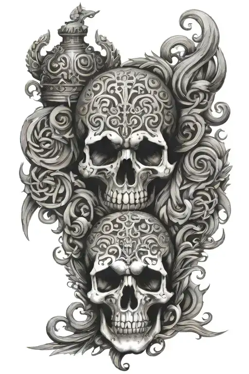 I.H. III-XII-MMVIII L.H. & M.H. XI-XIII-MMXIII tattoo design idea