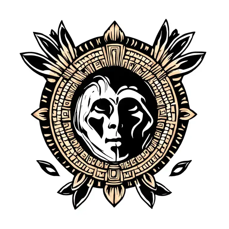 Greek tribal tattoo tattoo design idea