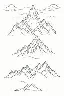 Mount Everest  tattoo design idea