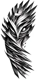 topography lines tattoo design idea