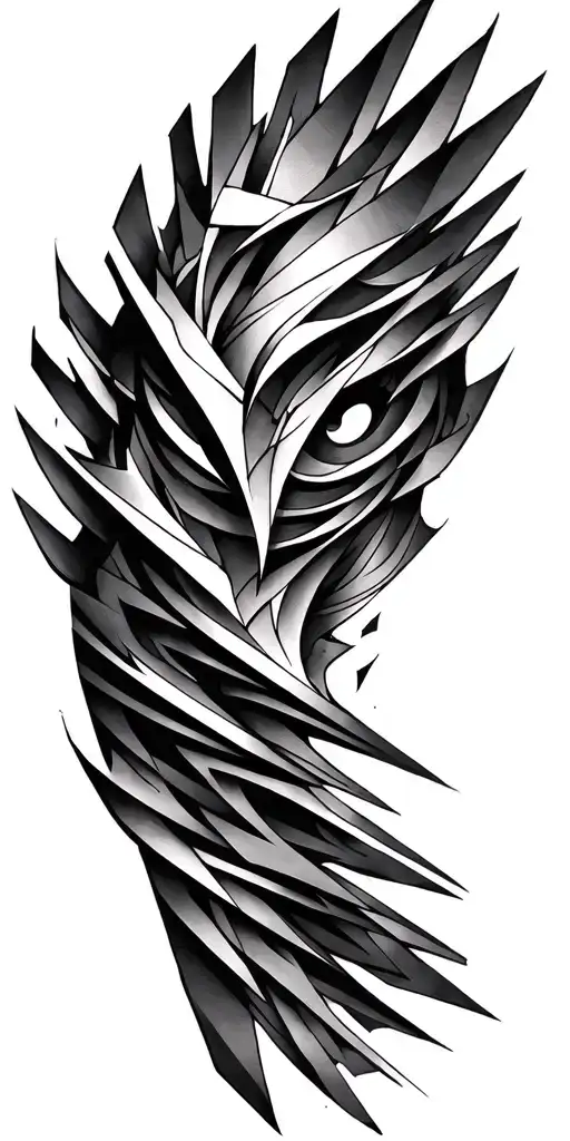 topography lines tattoo design idea