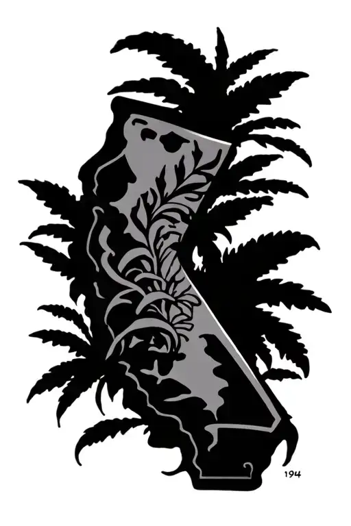 1994 California tattoo design idea