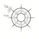 the divine feminine mac miller wheel tattoo design idea