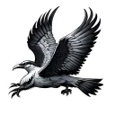Thunderbird tattoo design idea