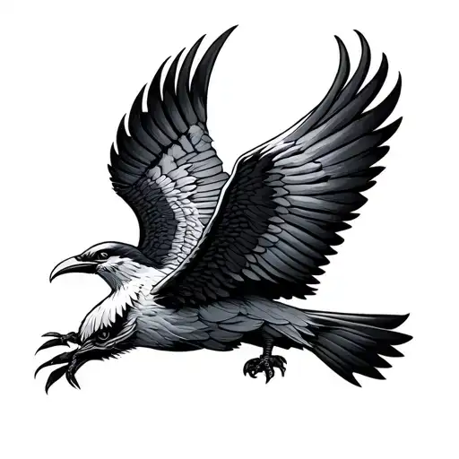 Thunderbird tattoo design idea