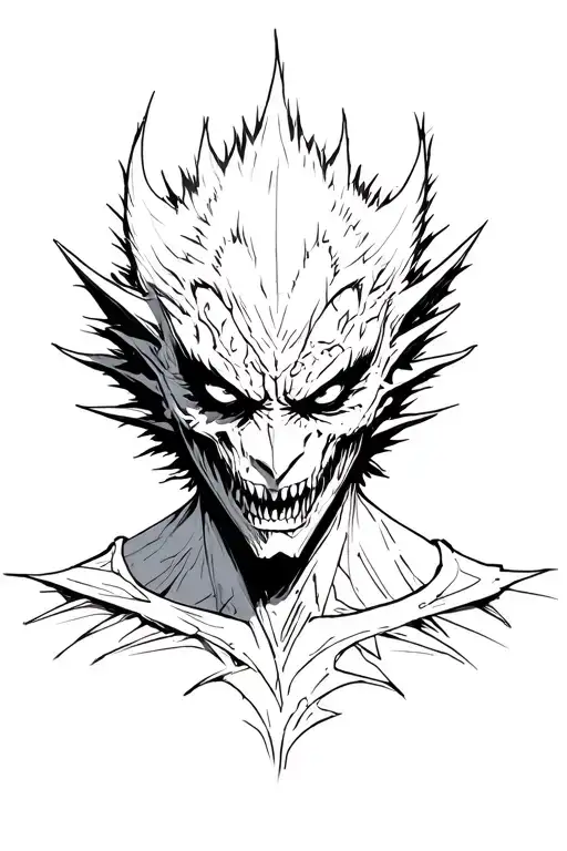 Ryuk tattoo design idea