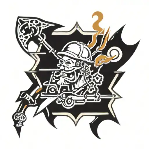 Machinist tattoo design idea