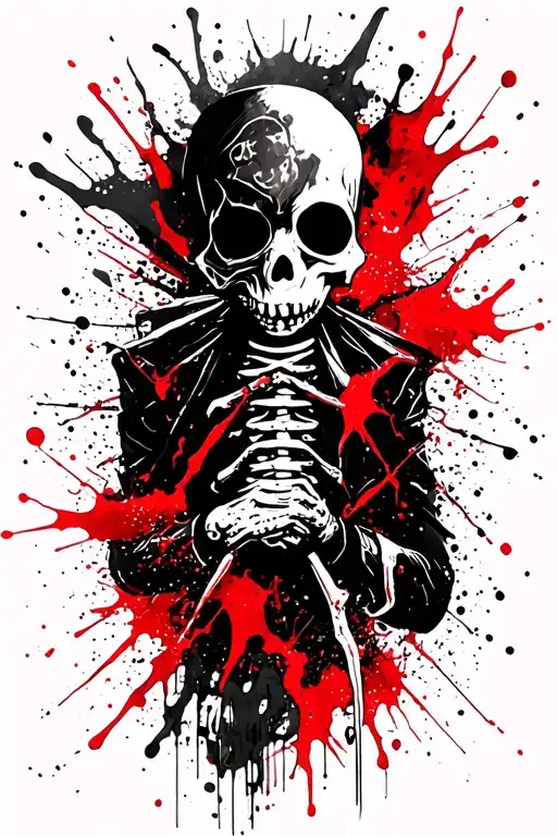 reaper marionette puppeteer controlling tattoo design idea