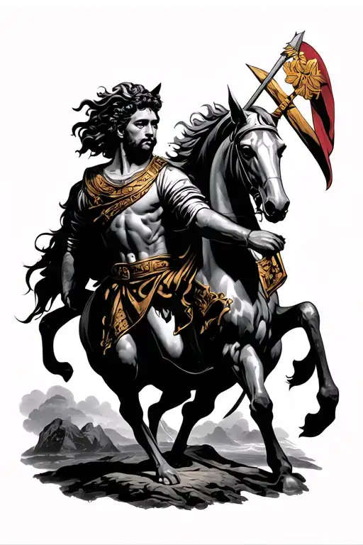 St George tattoo design idea