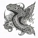 bnwo ownership qos tattoo design idea