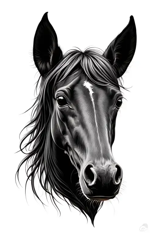 horse kelpie calf tattoo design tattoo design idea