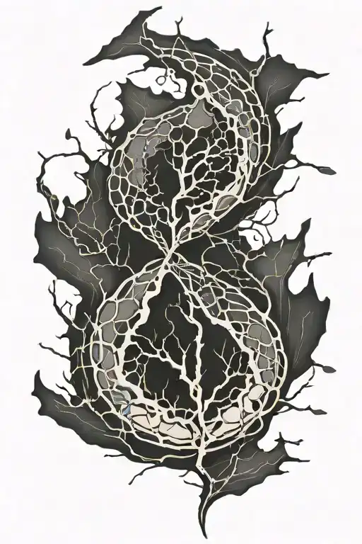 Kintsugi tattoo design idea