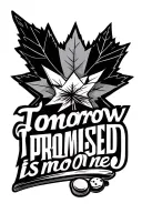"Tomorrow is promised to no one" Canada, United States, Holland, Gambling, Hockey, Switzerland, crypto tattoo design idea