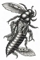 Rammstein and Insect tattoo design idea
