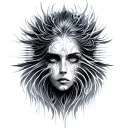 biometric tattoo design idea