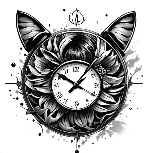 jungkook My time tattoo design idea