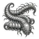 centipede tattoo design idea