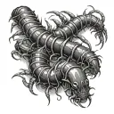 centipede tattoo design idea