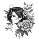 Kanchan tattoo design idea