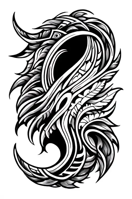 maori style tattoo surf tattoo design idea