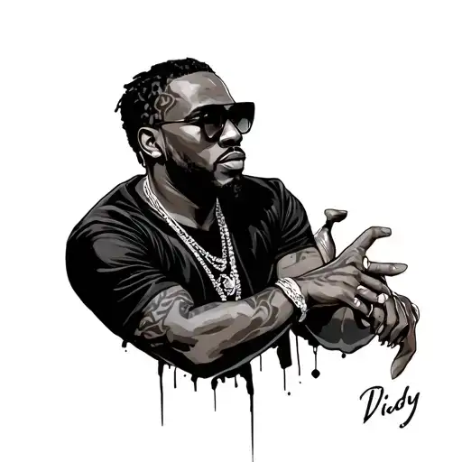Diddy tattoo design idea