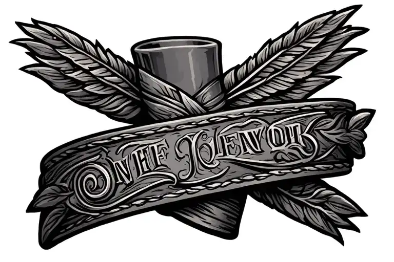 western style tooled leather wrist band tattoo tattoo design idea