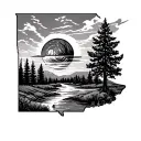 Nebraska tattoo design idea