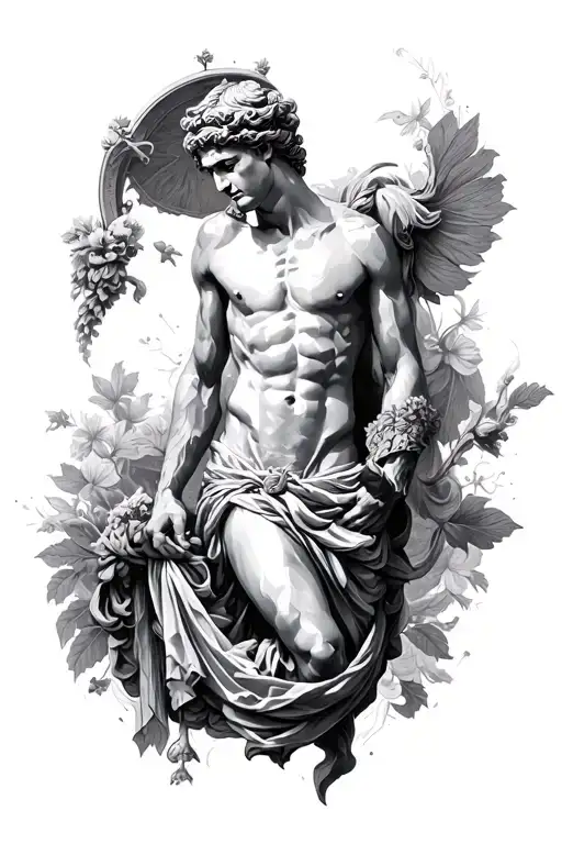 atlas Greek mythology tattoo design idea