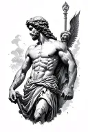 atlas Greek mythology tattoo design idea
