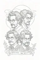 Something Sirius Black and Remus Lupin related  tattoo design idea