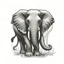elephant blessing you tattoo design idea