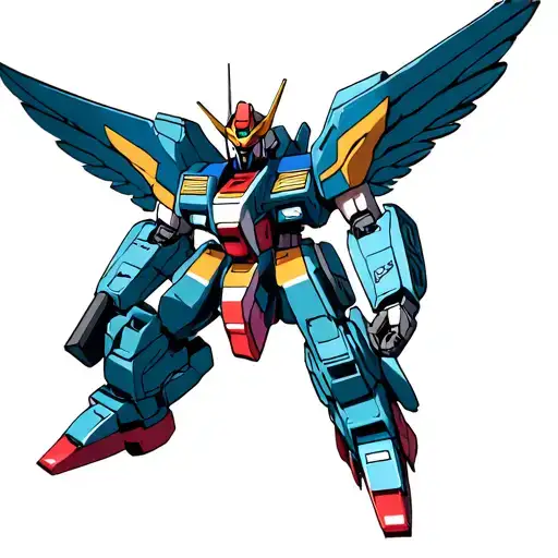 wing gundam tattoo design idea