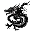 kaido dragon tattoo design idea