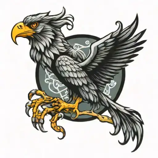 griffin  tattoo design idea