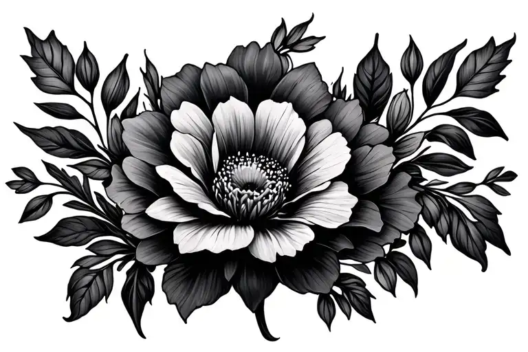 flowers symbolizing tattoo design idea