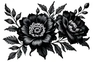flowers symbolizing tattoo design idea