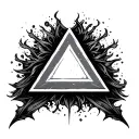 Aa Triangle tattoo design idea