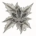 Portugal conqueror canda flag Maple Leaf france fleur de lys tattoo design idea