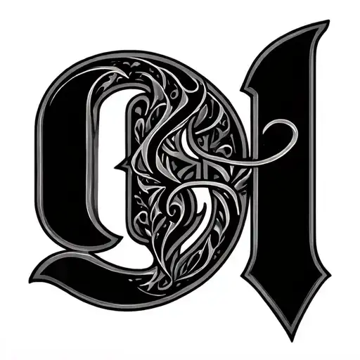 Two Word Ambigram Generator tattoo design idea
