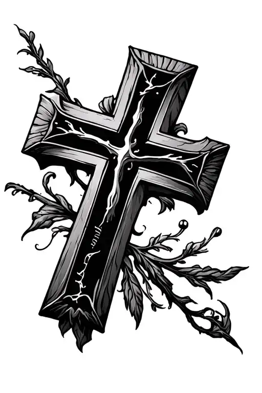 golgatha latitude longitude cross tattoo tattoo design idea